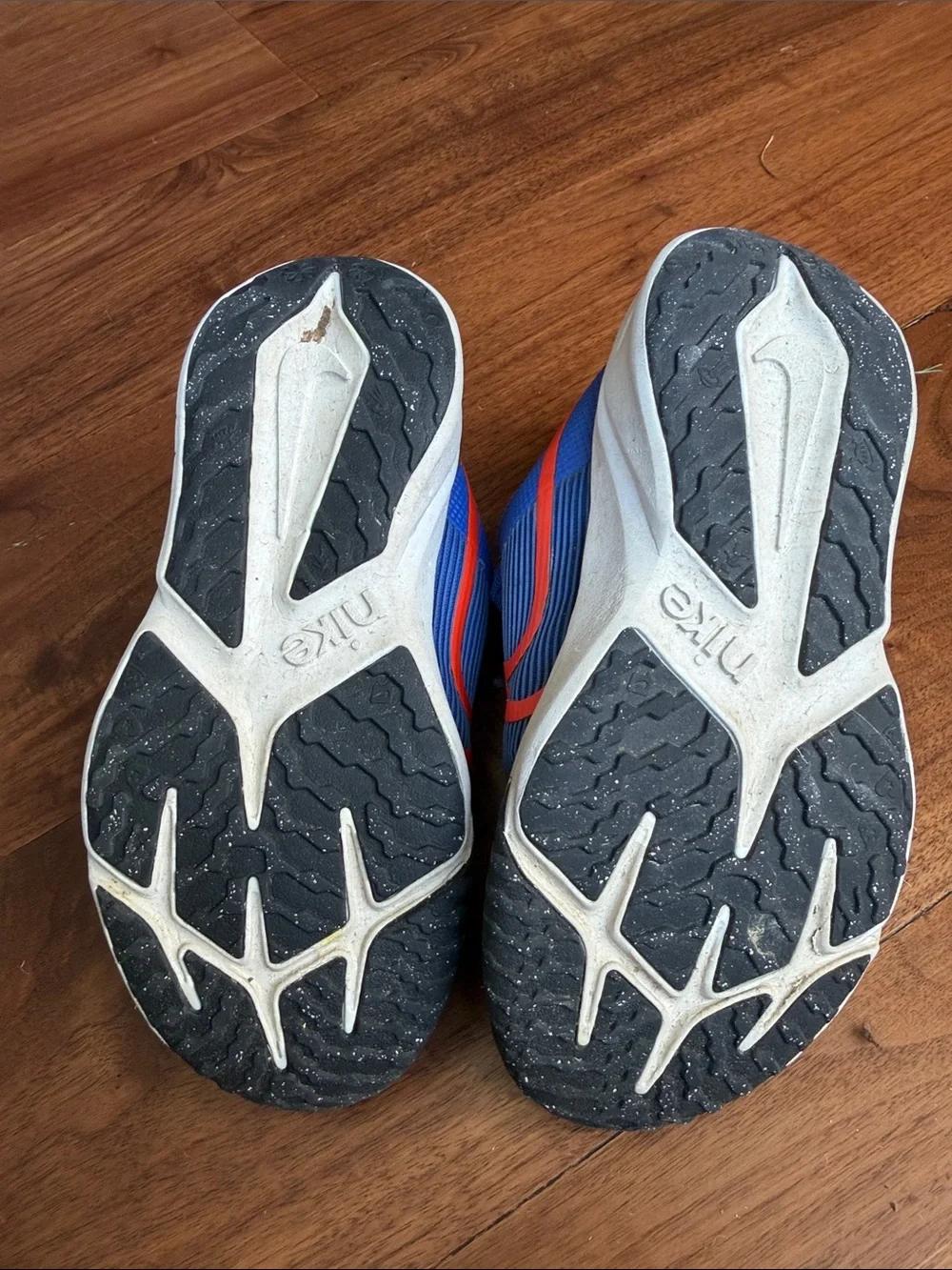 Nike Kids Royal Blue with Orange Swoosh Star Runner Sneakers
